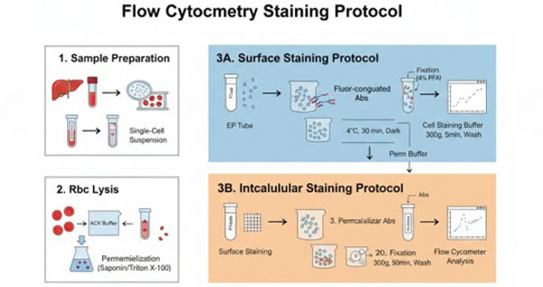 Flow Cytometry - Surface and Intracellular Cell Staining Protocol