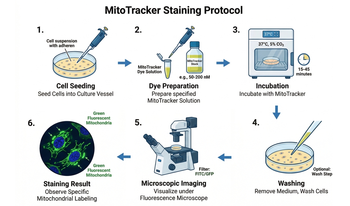 MitoTracker Fluorescent Staining Protocols: Mitochondrial Fluorescent Dye