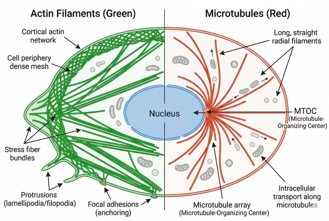 cytoskeleton staining overview