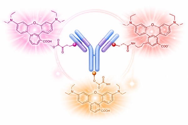 Rhodamine Dyes for Fluorescent Labeling: Bright and Stable Options for Conjugation Workflows
